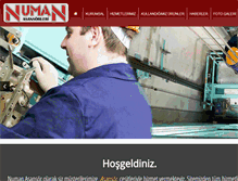 Tablet Screenshot of numanasansor.com